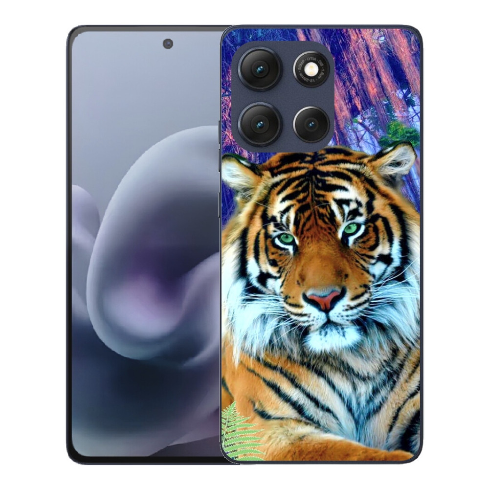 Gelový kryt mmCase na Motorola Moto G86 5G - tygr