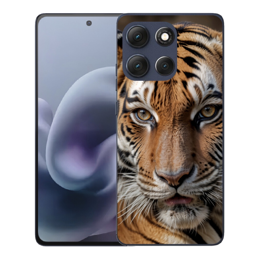 Gelový kryt mmCase na Motorola Moto G86 5G - tygří pohled