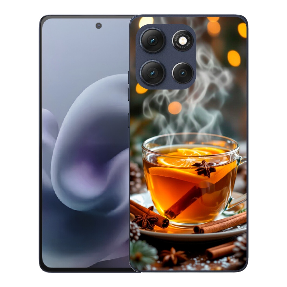 Gelový kryt mmCase na Motorola Moto G86 5G - vánoční punč