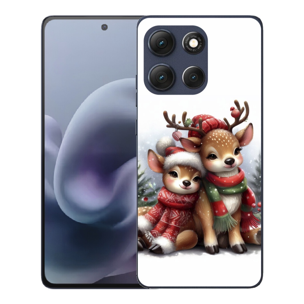 Gelový kryt mmCase na Motorola Moto G86 5G - vánoční sobi