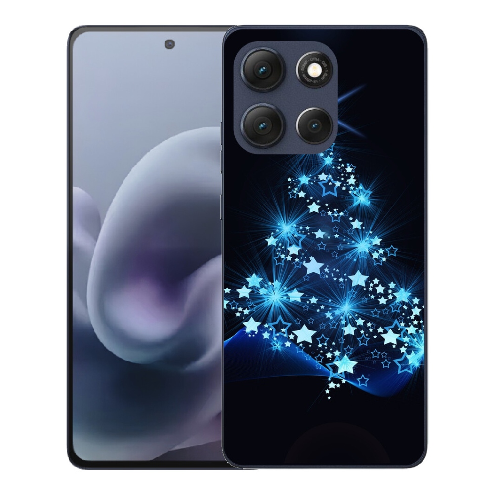 Gelový kryt mmCase na Motorola Moto G86 5G - vánoční stromek