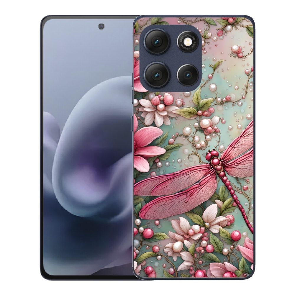 Gelový kryt mmCase na Motorola Moto G86 5G - vážka