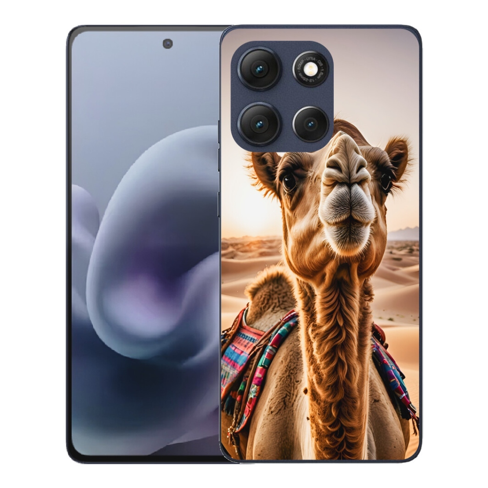 Gelový kryt mmCase na Motorola Moto G86 5G - velbloud
