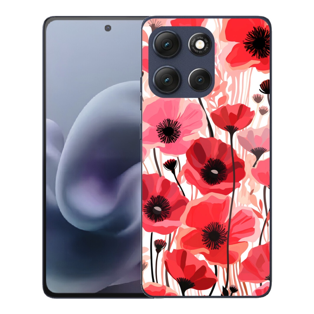 Gelový kryt mmCase na Motorola Moto G86 5G - vlčí mák 1