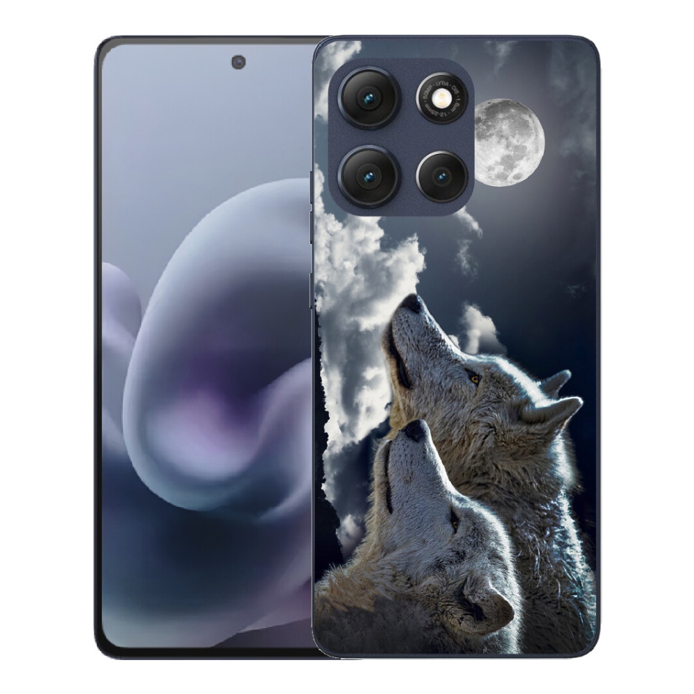Gelový kryt mmCase na Motorola Moto G86 5G - vlci