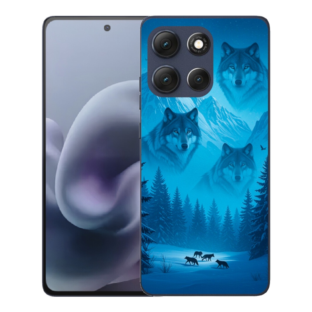 Gelový kryt mmCase na Motorola Moto G86 5G - vlčí smečka