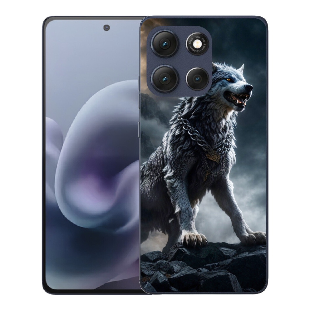 Gelový kryt mmCase na Motorola Moto G86 5G - vlk 1