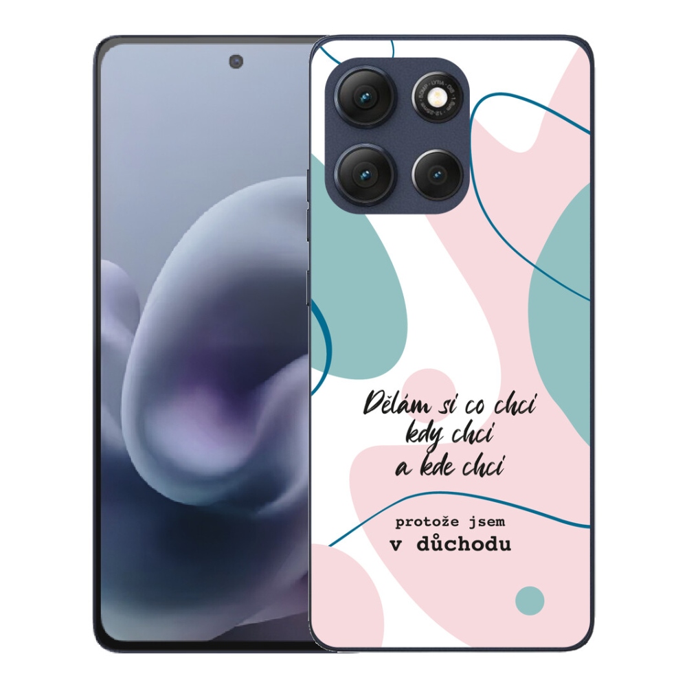 Gelový kryt mmCase na Motorola Moto G86 5G - vtipný text 10 bílé pozadí