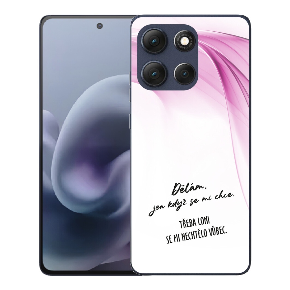 Gelový kryt mmCase na Motorola Moto G86 5G - vtipný text 12 bílé pozadí