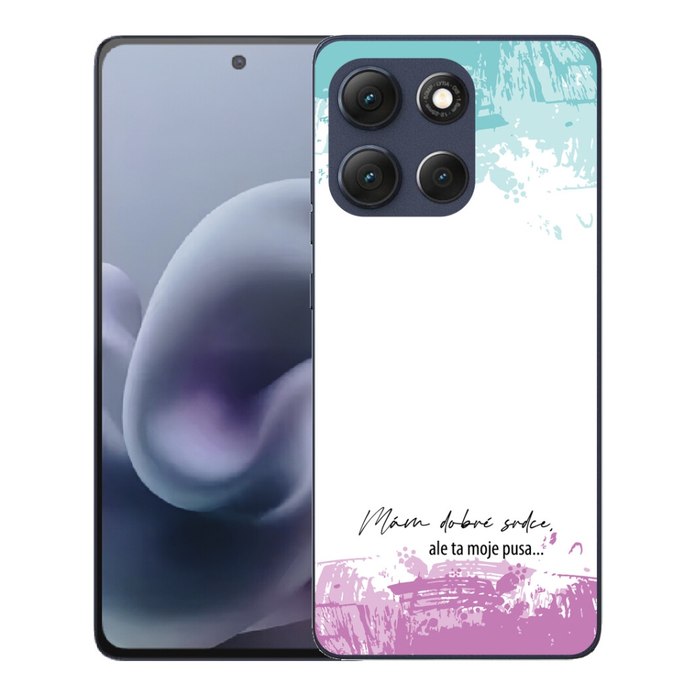 Gelový kryt mmCase na Motorola Moto G86 5G - vtipný text 3 bílé pozadí