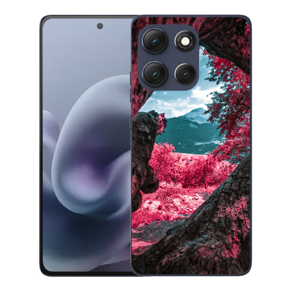 Gelový kryt mmCase na Motorola Moto G86 5G - výhled na hory