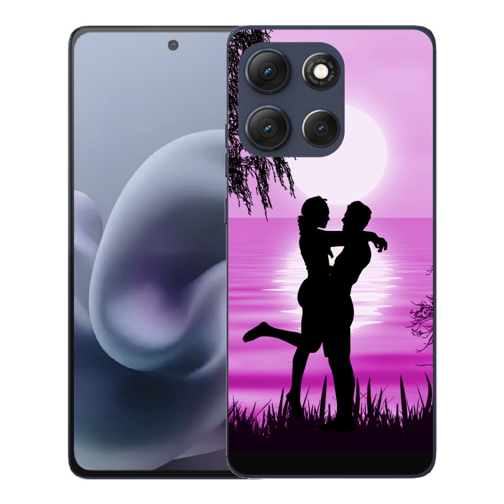 Gelový kryt mmCase na Motorola Moto G86 5G - západ slunce
