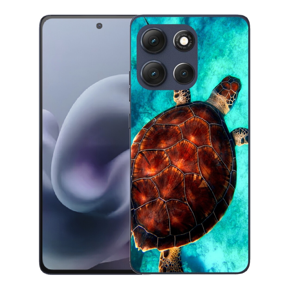 Gelový kryt mmCase na Motorola Moto G86 5G - želva