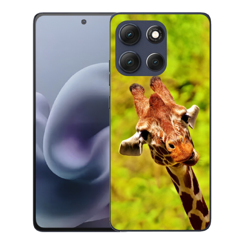 Gelový kryt mmCase na Motorola Moto G86 5G - žirafa