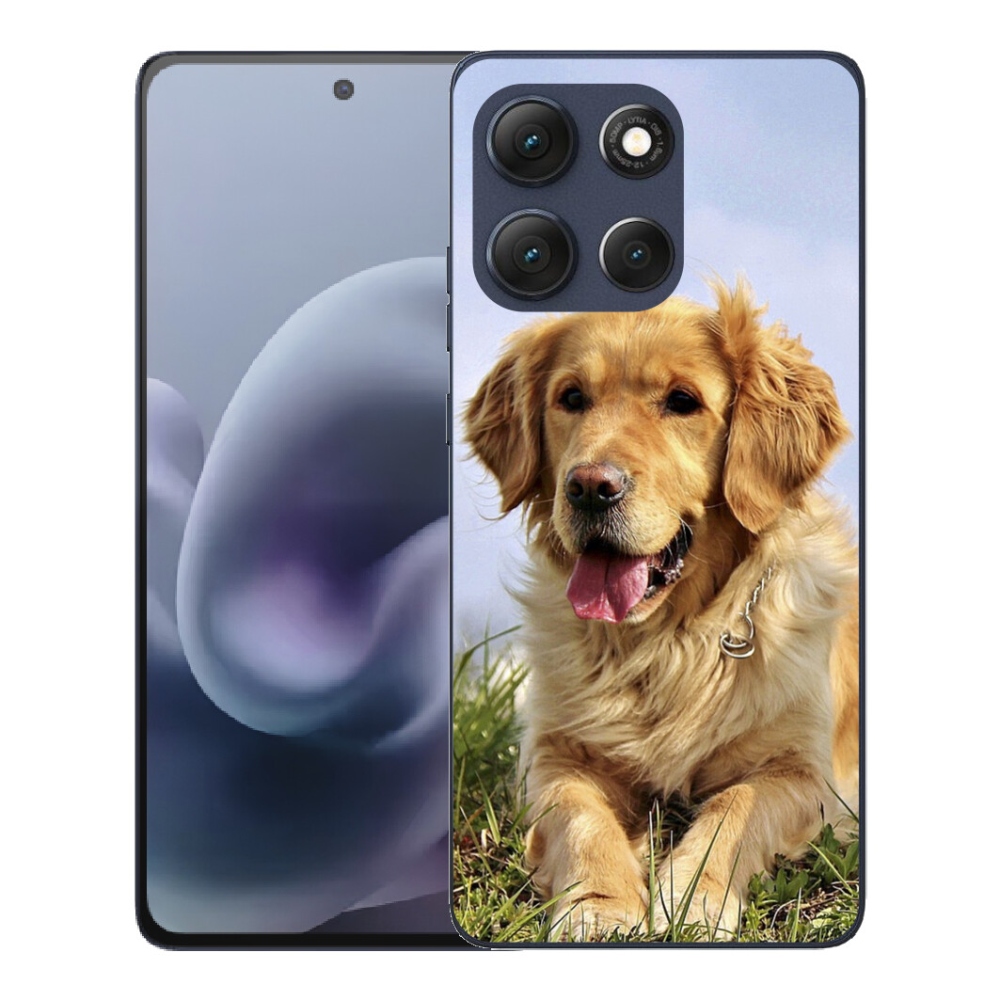 Gelový kryt mmCase na Motorola Moto G86 5G - zlatý retrívr
