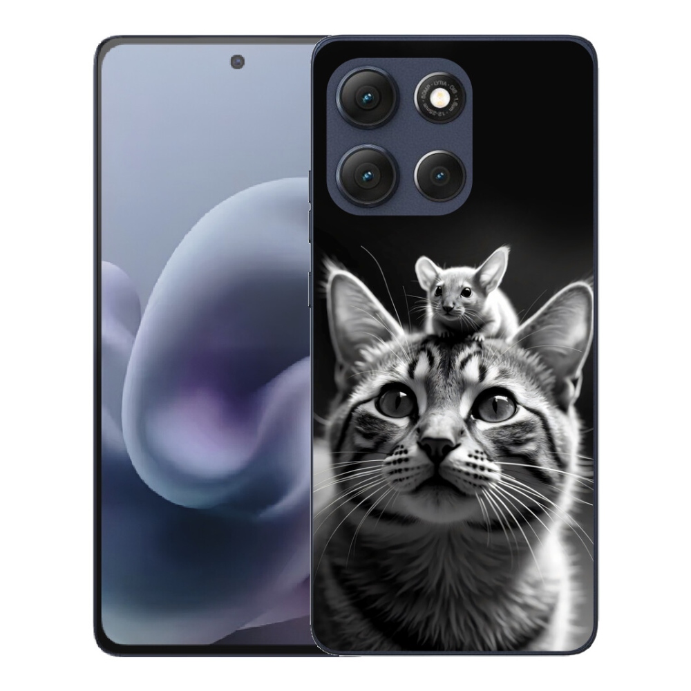 Gelový kryt mmCase na Motorola Moto G86 5G - zvířecí přátelství 2