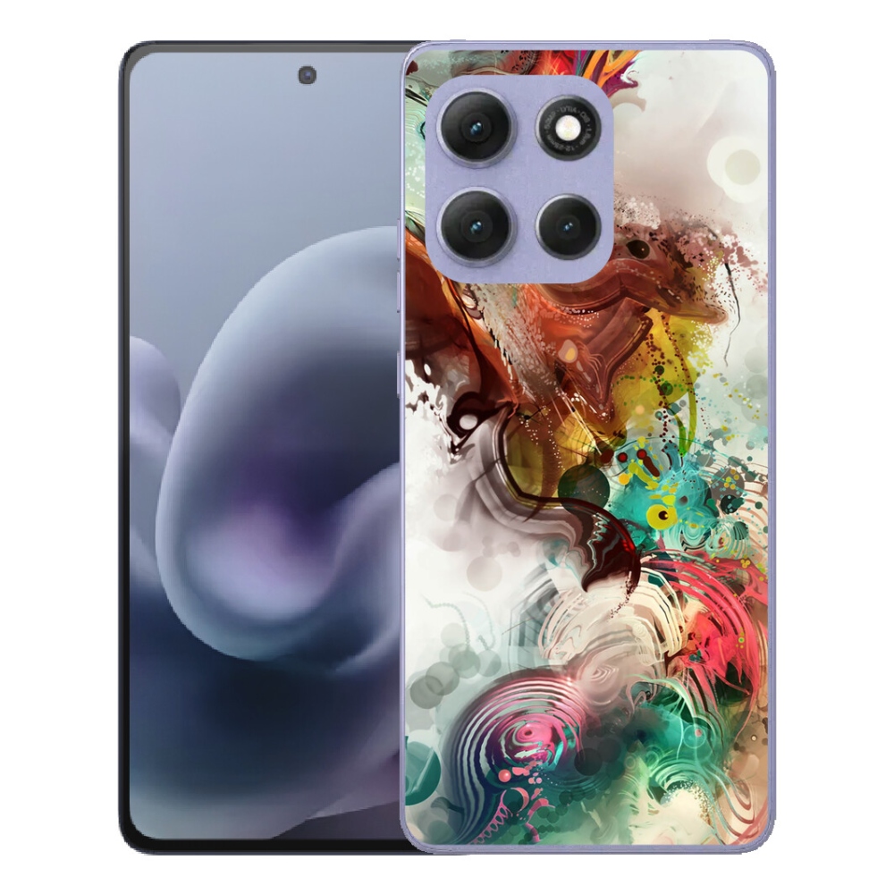 Gelový kryt mmCase na Motorola Moto G86 Power 5G - abstrakt 1