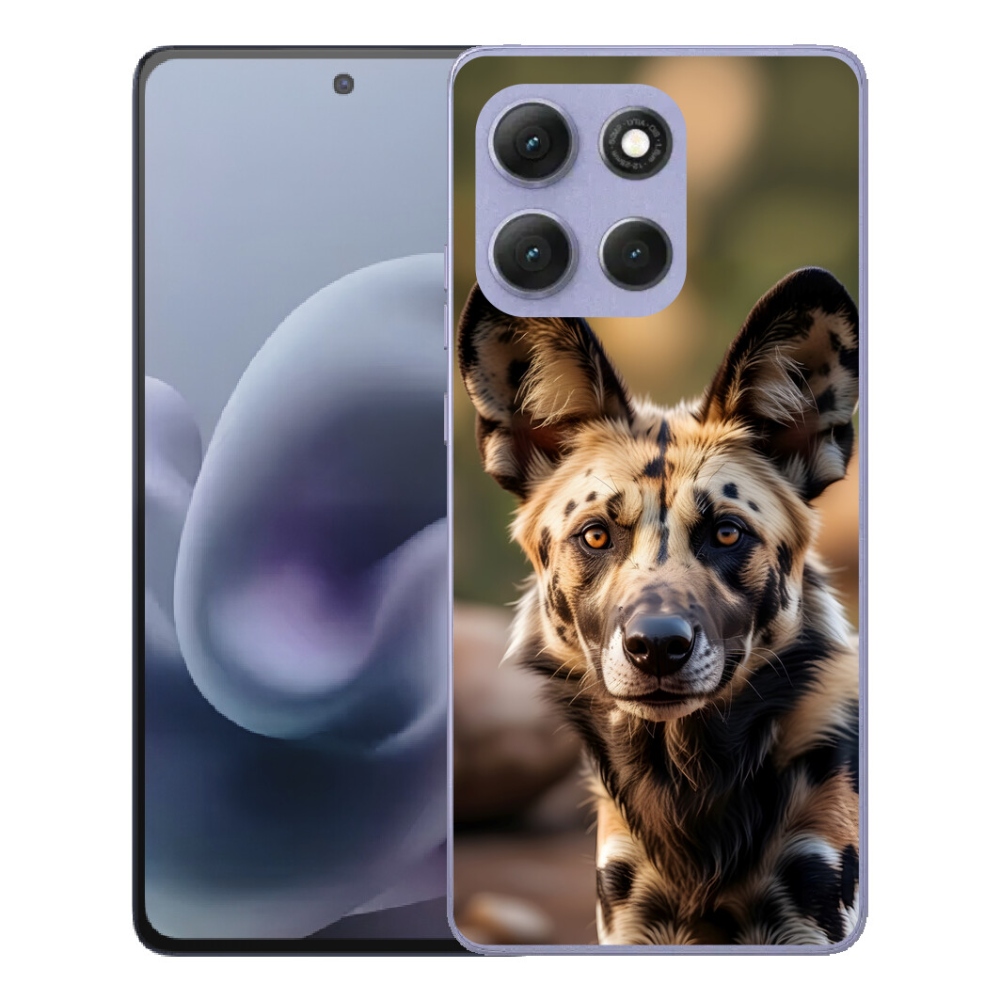 Gelový kryt mmCase na Motorola Moto G86 Power 5G - africký divoký pes