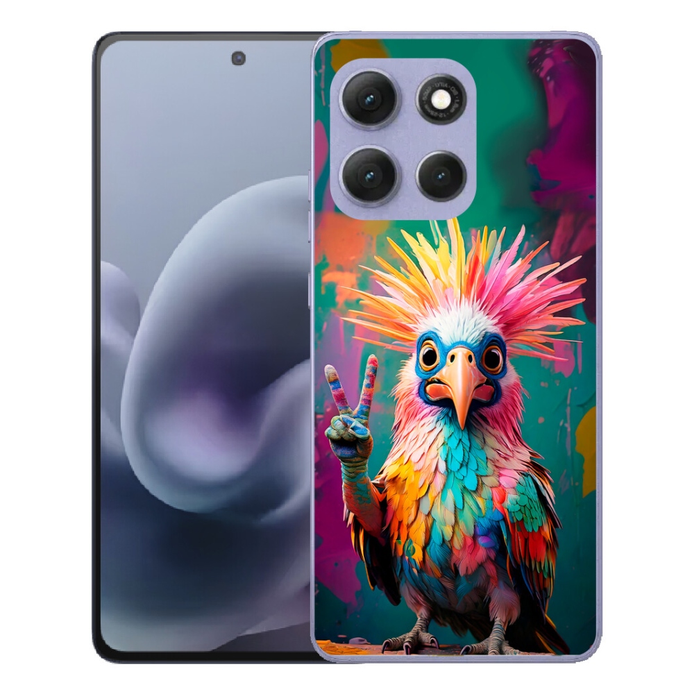 Gelový kryt mmCase na Motorola Moto G86 Power 5G - barevný rebel