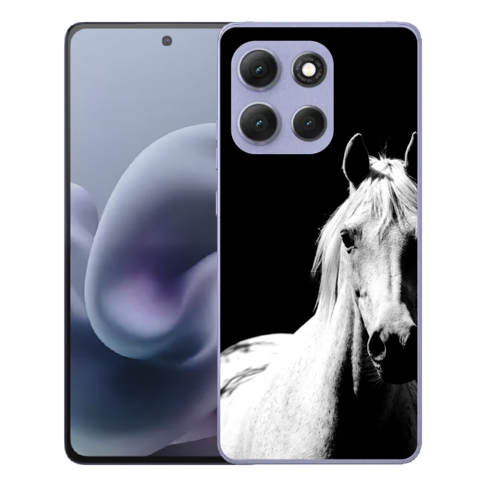 Gelový kryt mmCase na Motorola Moto G86 Power 5G - bílý kůň 5