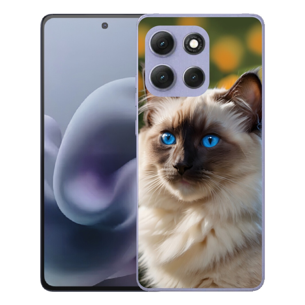 Gelový kryt mmCase na Motorola Moto G86 Power 5G - bílý ragdoll