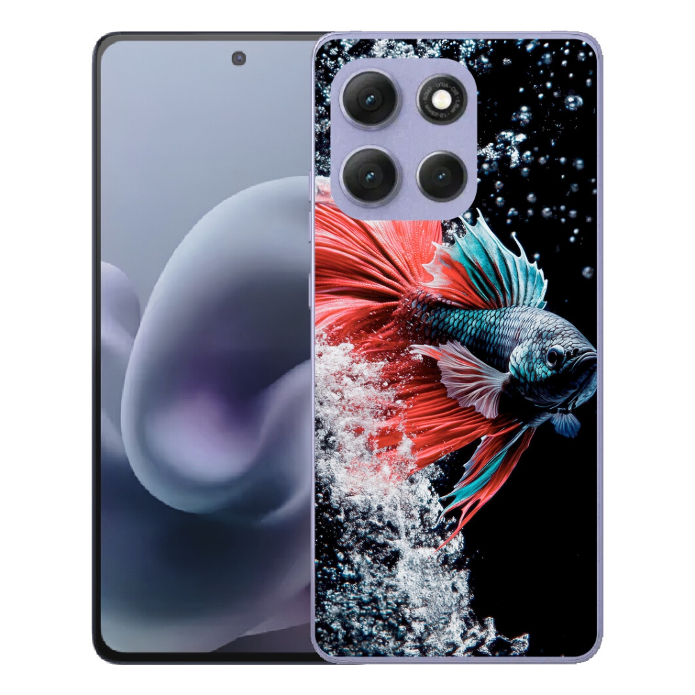 Gelový kryt mmCase na Motorola Moto G86 Power 5G - bojovnice pestrá