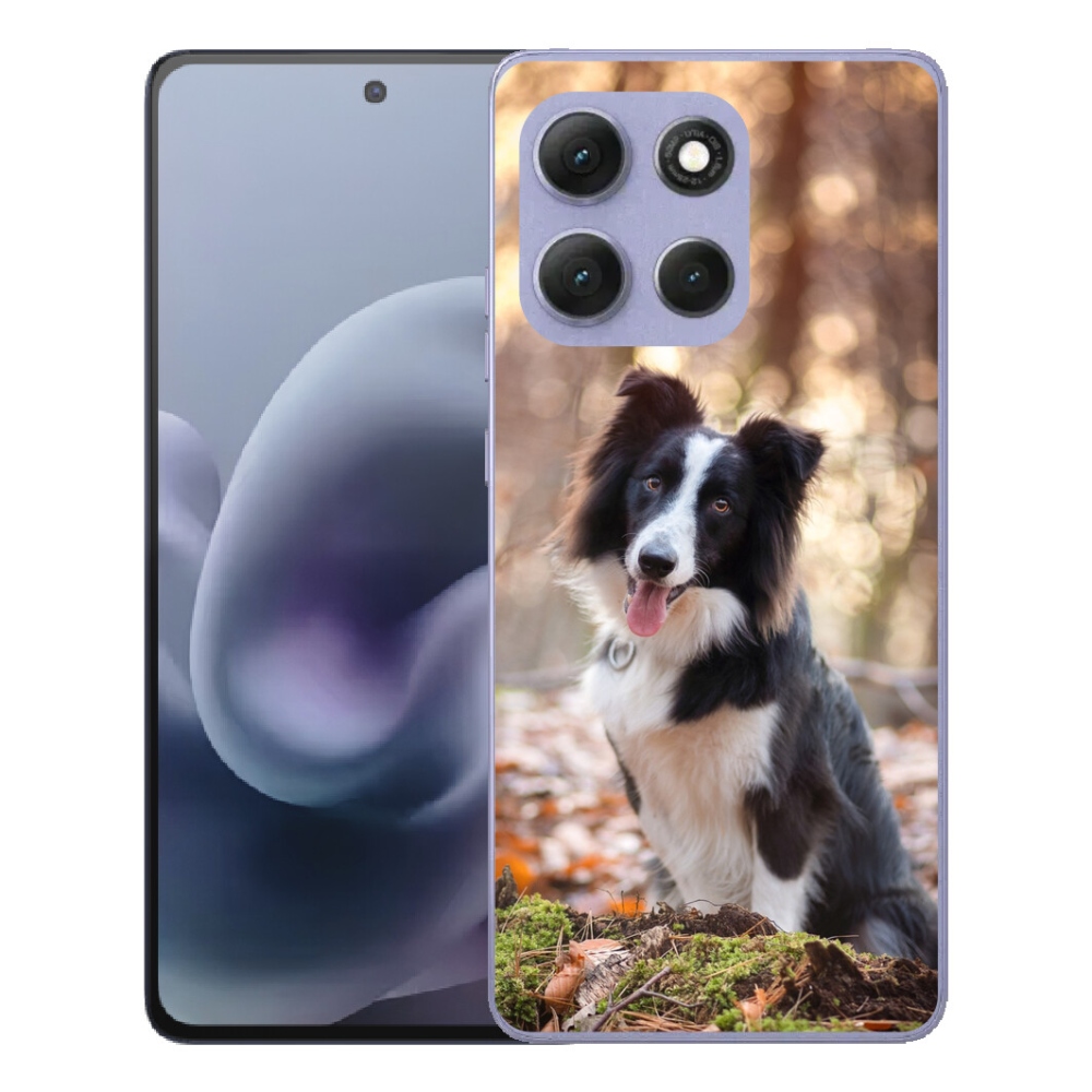 Gelový kryt mmCase na Motorola Moto G86 Power 5G - border kolie 1