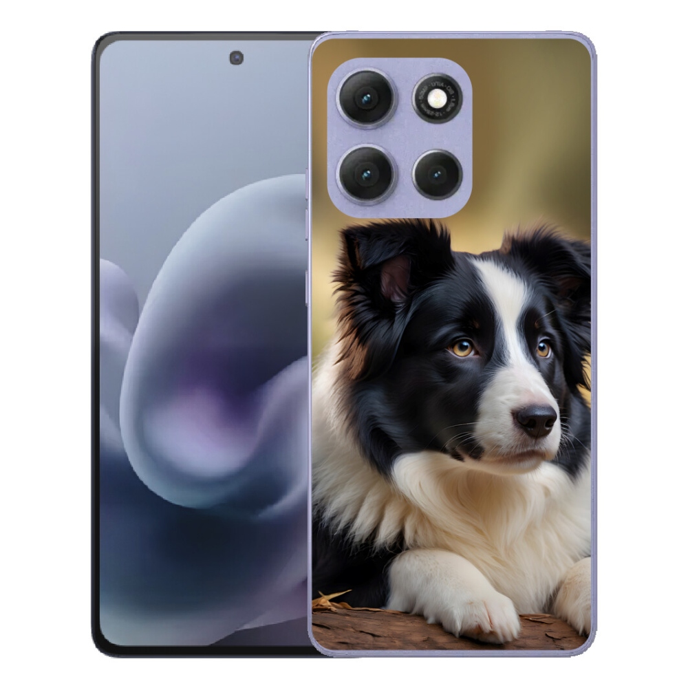 Gelový kryt mmCase na Motorola Moto G86 Power 5G - border kolie 2