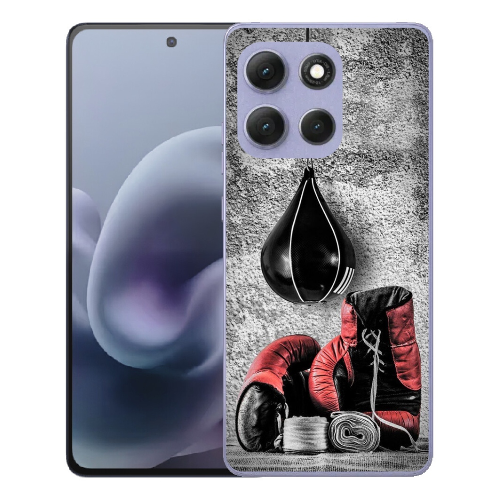 Gelový kryt mmCase na Motorola Moto G86 Power 5G - boxovací pytel a rukavice