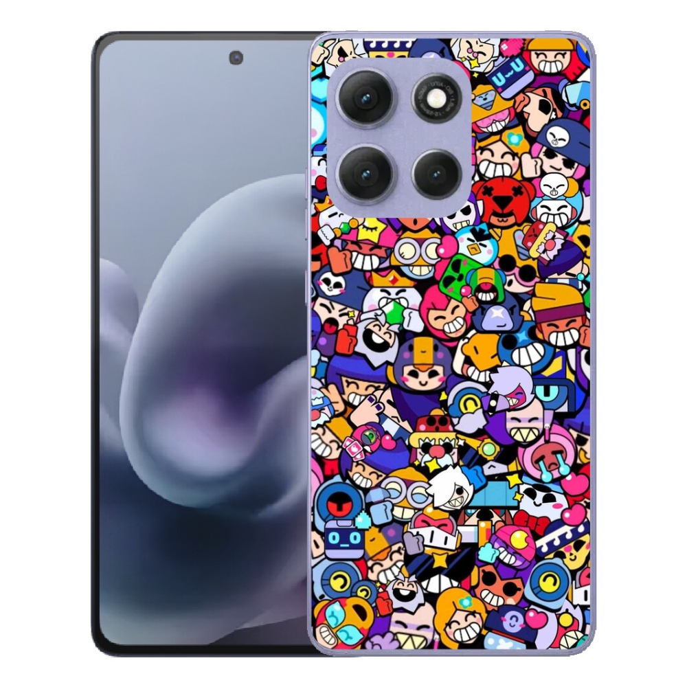 Gelový kryt mmCase na Motorola Moto G86 Power 5G - brawl stars 2