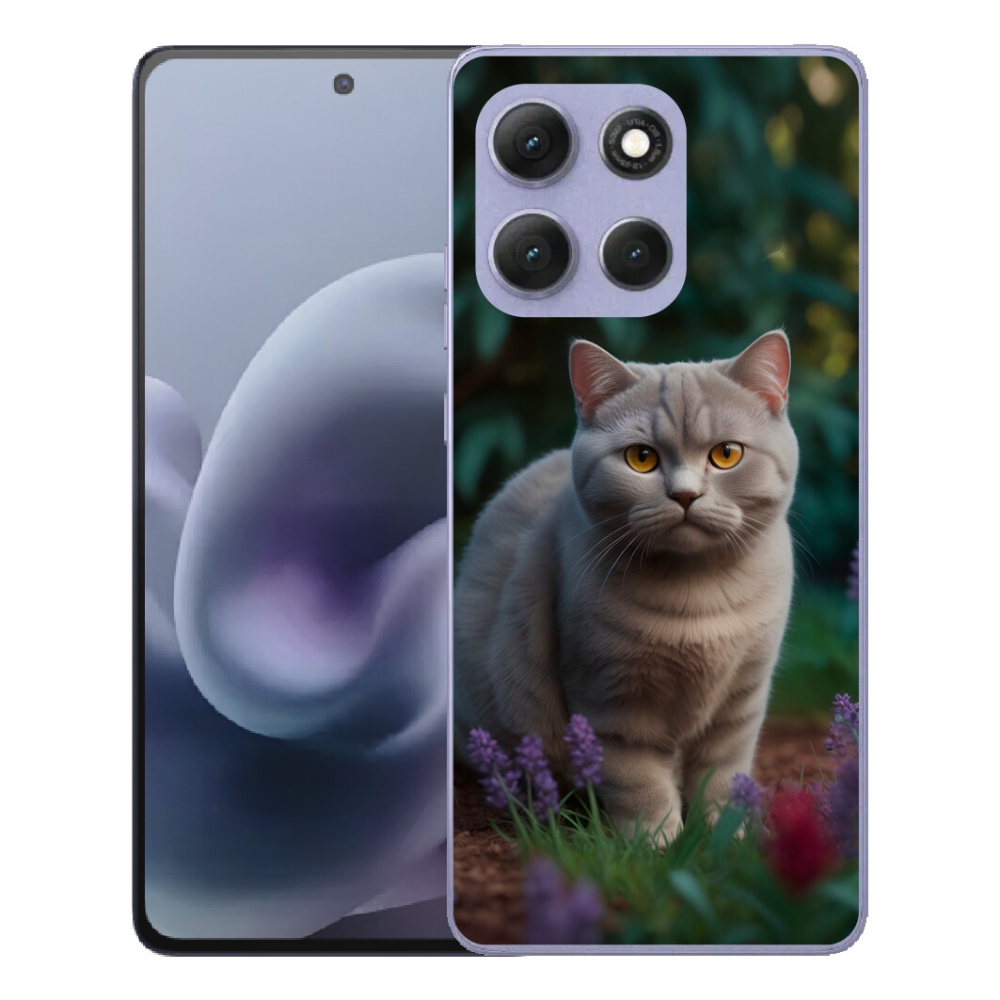 Gelový kryt mmCase na Motorola Moto G86 Power 5G - britská kočka