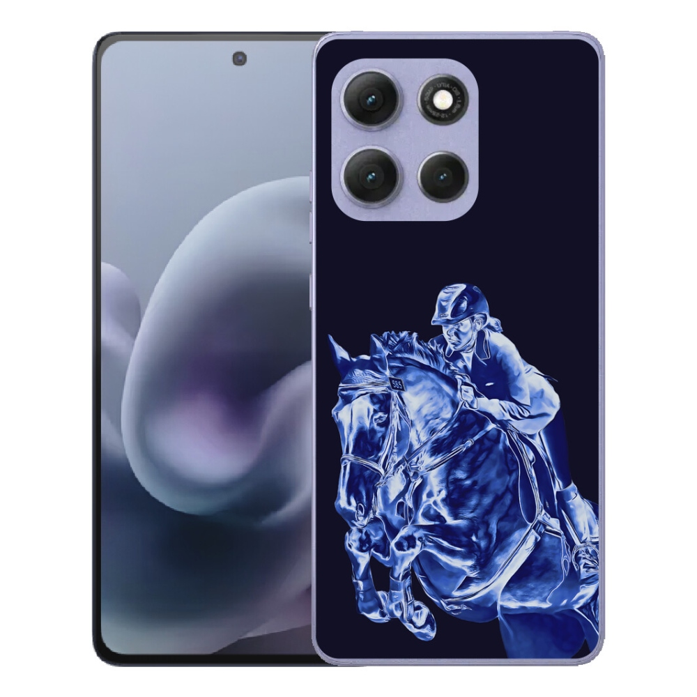 Gelový kryt mmCase na Motorola Moto G86 Power 5G - dostihový kůň