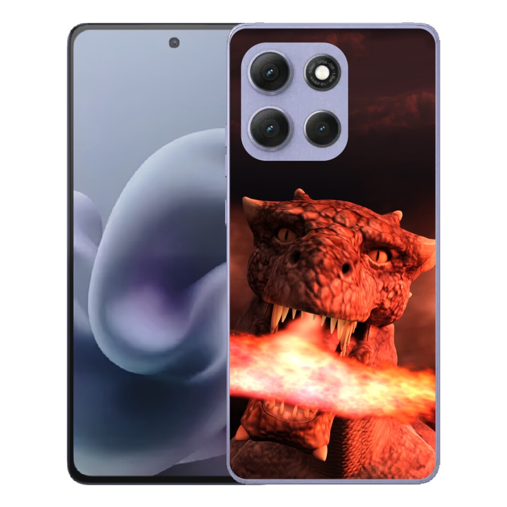 Gelový kryt mmCase na Motorola Moto G86 Power 5G - drak