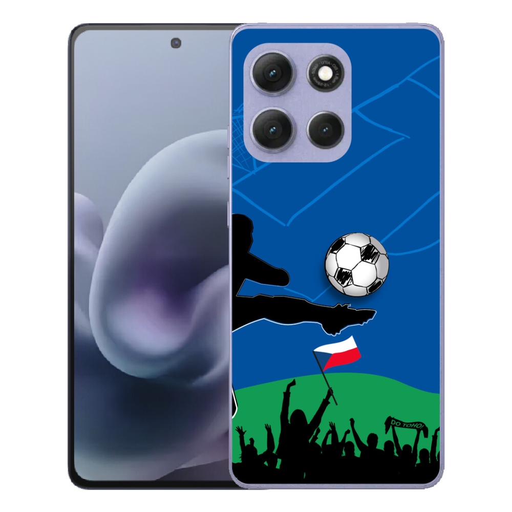 Gelový kryt mmCase na Motorola Moto G86 Power 5G - fanoušci fotbalu