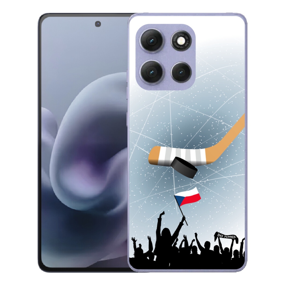 Gelový kryt mmCase na Motorola Moto G86 Power 5G - fanoušci hokeje