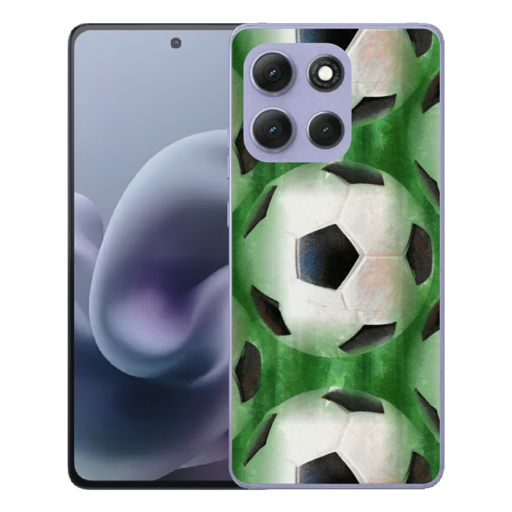 Gelový kryt mmCase na Motorola Moto G86 Power 5G - fotbalový míč