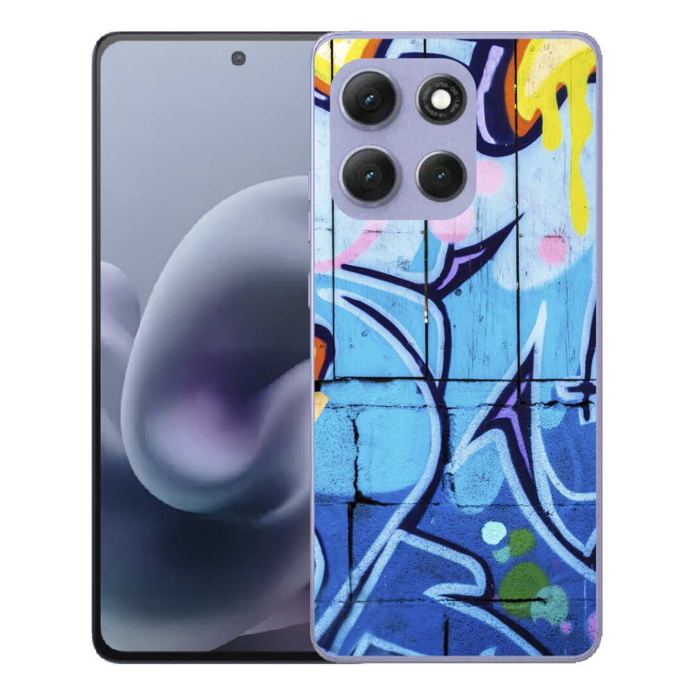 Gelový kryt mmCase na Motorola Moto G86 Power 5G - graffiti