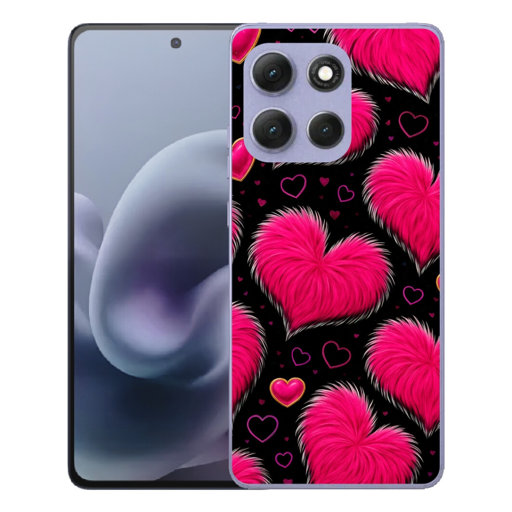 Gelový kryt mmCase na Motorola Moto G86 Power 5G - hebká srdce