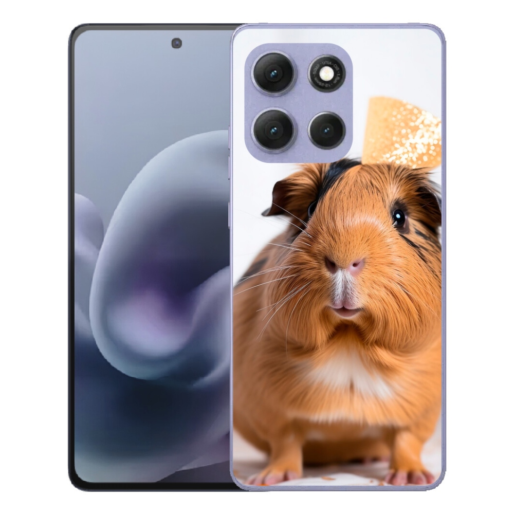 Gelový kryt mmCase na Motorola Moto G86 Power 5G - hnědé morče