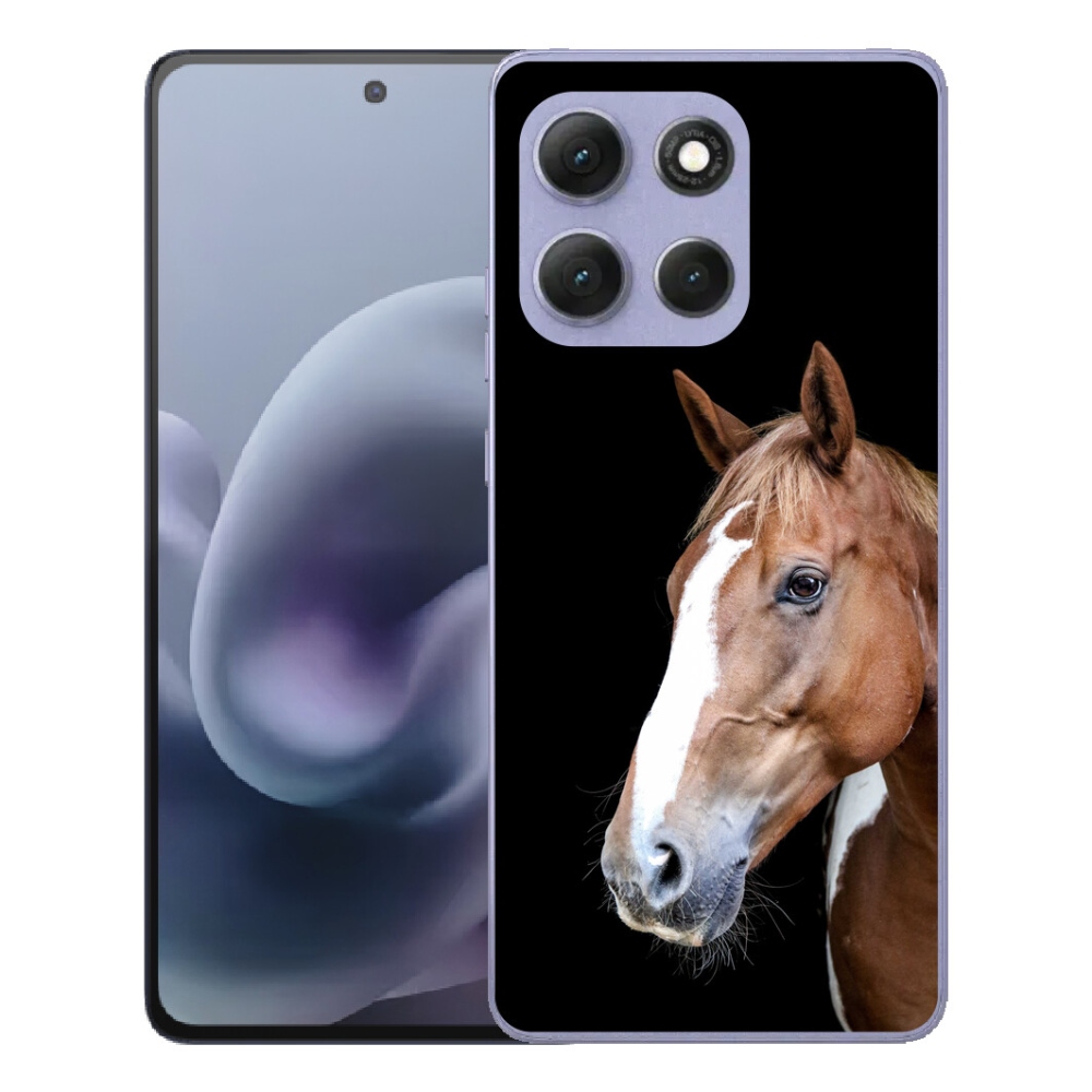Gelový kryt mmCase na Motorola Moto G86 Power 5G - hnědý kůň 3
