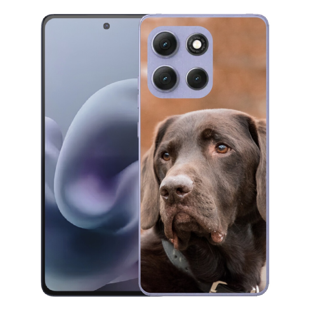 Gelový kryt mmCase na Motorola Moto G86 Power 5G - hnědý labrador