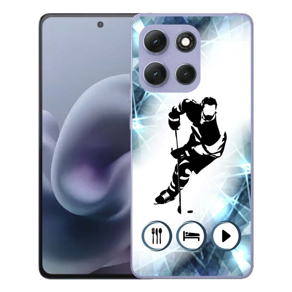 Gelový kryt mmCase na Motorola Moto G86 Power 5G - hokej 1
