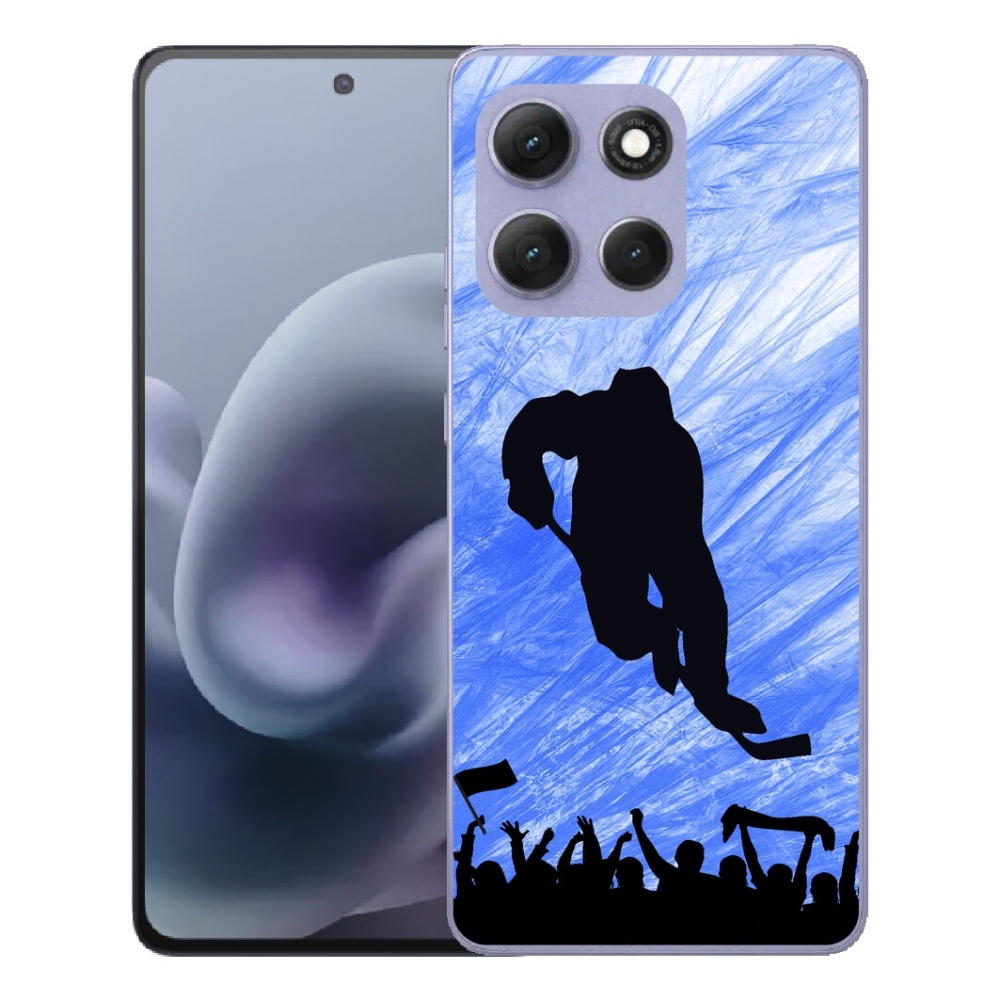 Gelový kryt mmCase na Motorola Moto G86 Power 5G - hokejový hráč