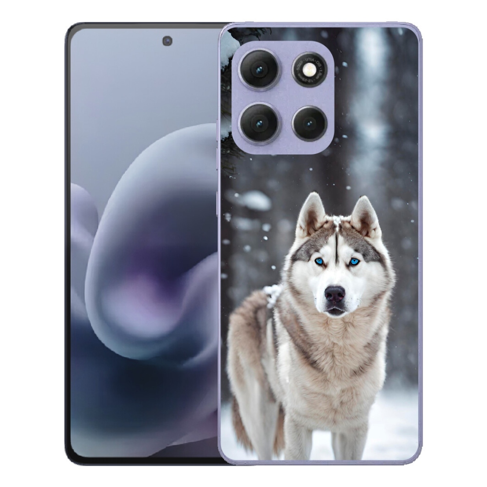Gelový kryt mmCase na Motorola Moto G86 Power 5G - husky 2