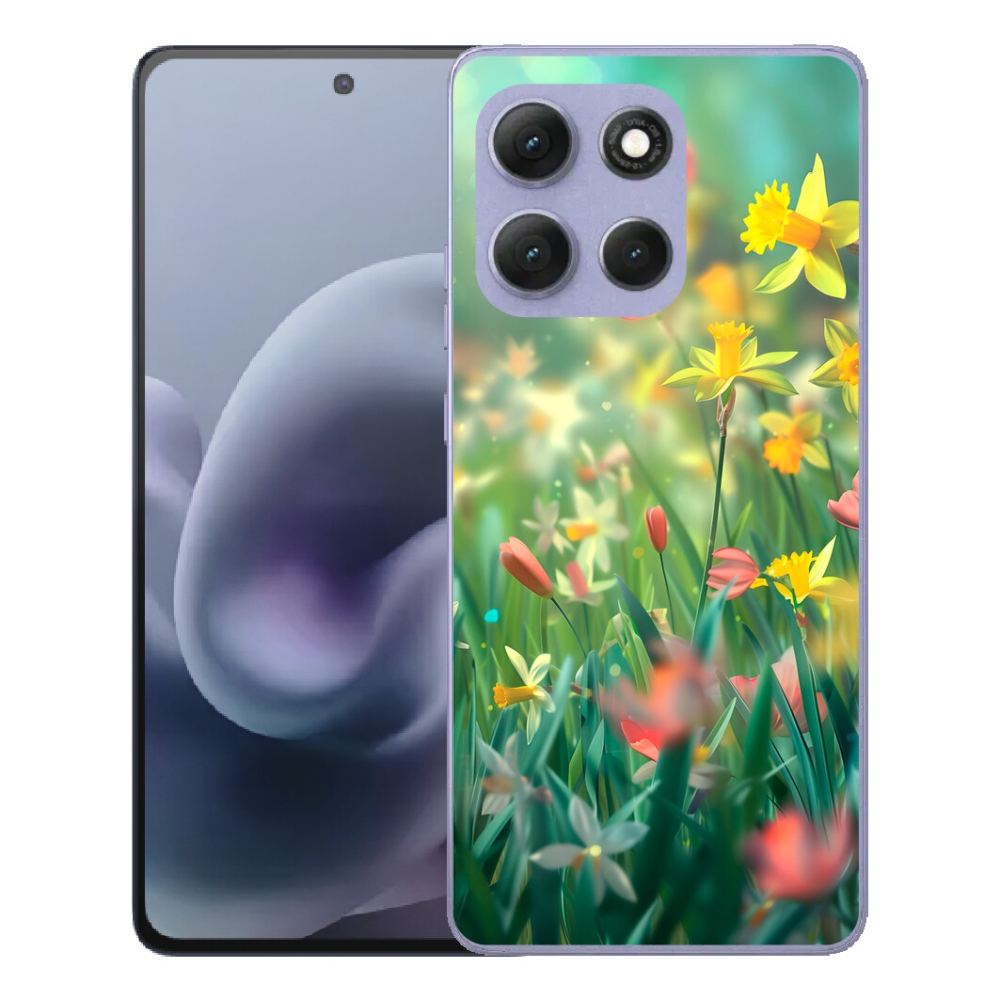 Gelový kryt mmCase na Motorola Moto G86 Power 5G - jarní květy