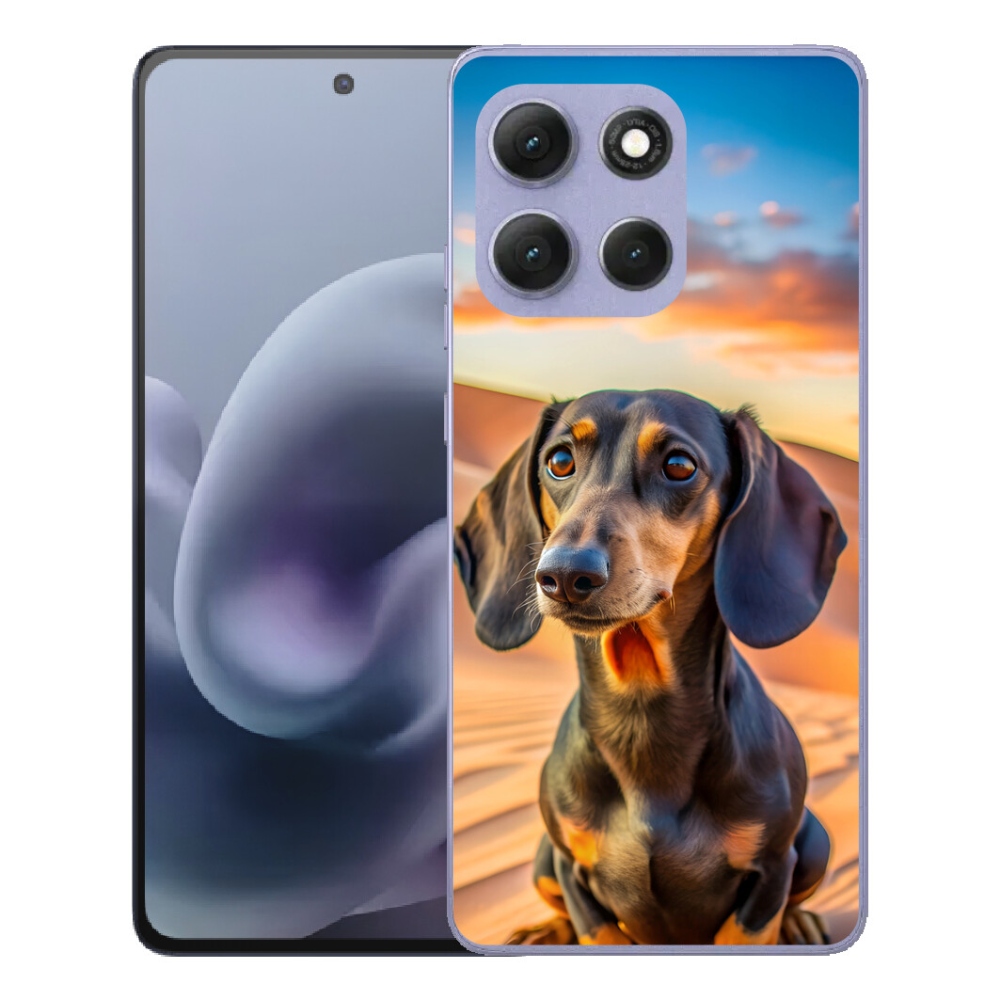 Gelový kryt mmCase na Motorola Moto G86 Power 5G - jezevčík 3 