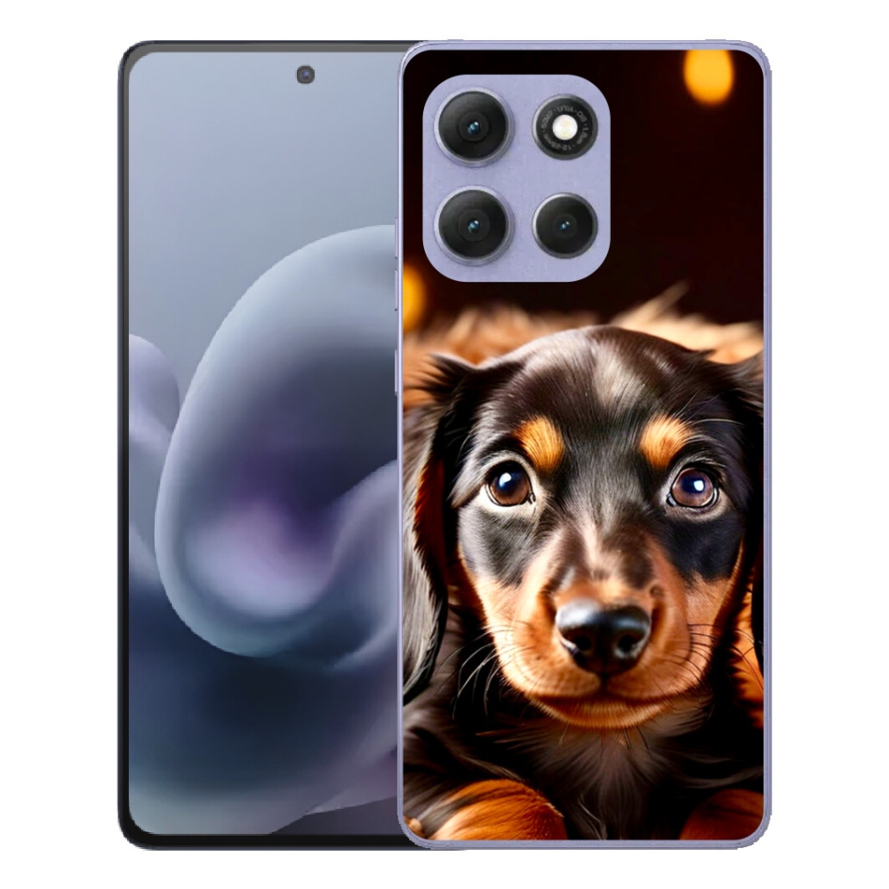 Gelový kryt mmCase na Motorola Moto G86 Power 5G - jezevčík
