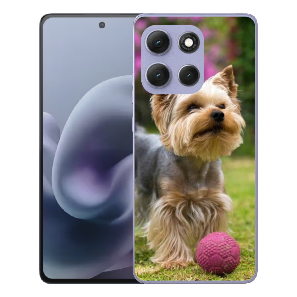 Gelový kryt mmCase na Motorola Moto G86 Power 5G - jorkšír 4