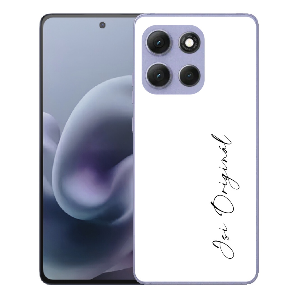 Gelový kryt mmCase na Motorola Moto G86 Power 5G - jsi originál bílé pozadí