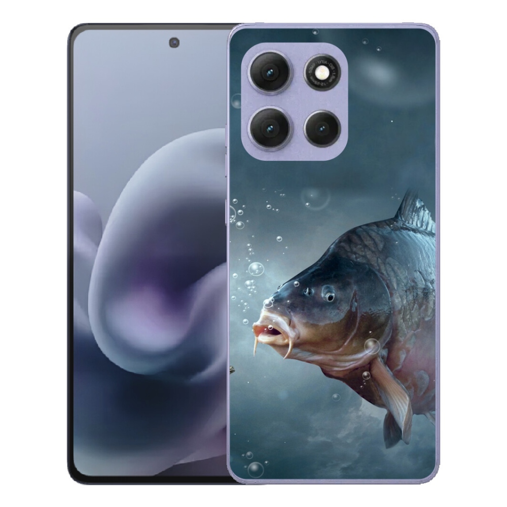 Gelový kryt mmCase na Motorola Moto G86 Power 5G - kapr a bublinky